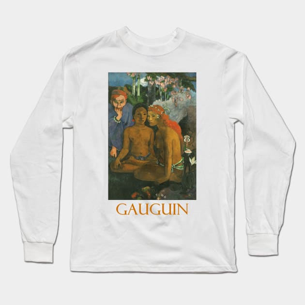 Barbarous Tales (1902) by Paul Gauguin Long Sleeve T-Shirt by Naves